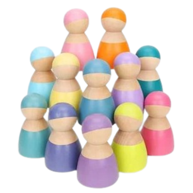Rainbow People Starter Pack - Pastel July Pre Order