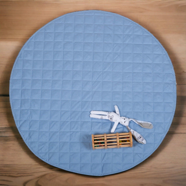 Quilted Play Mat - Blue