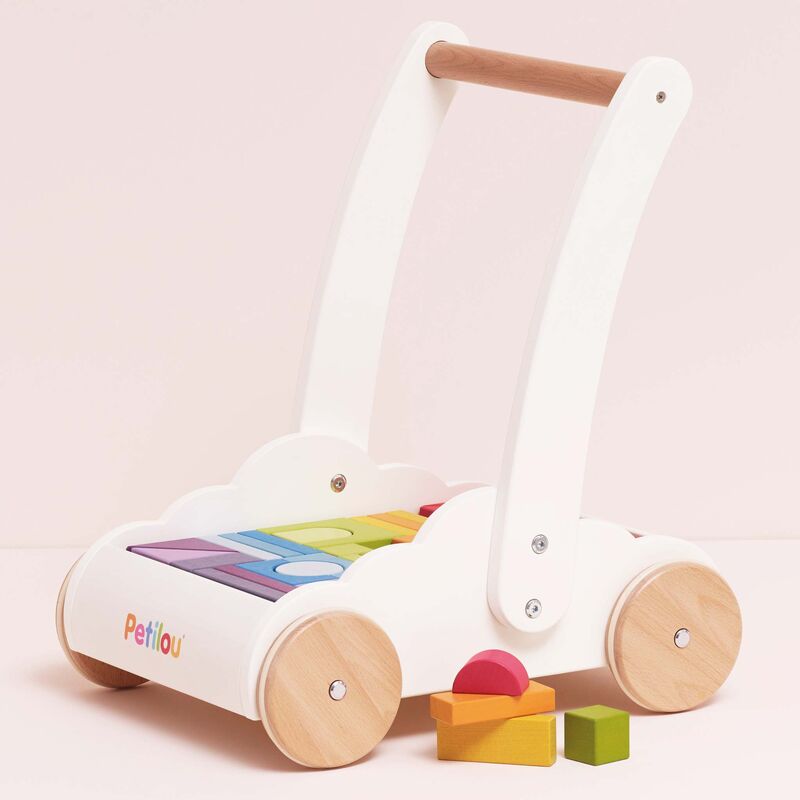 Rainbow Baby Walker & Puzzle - 45 Blocks