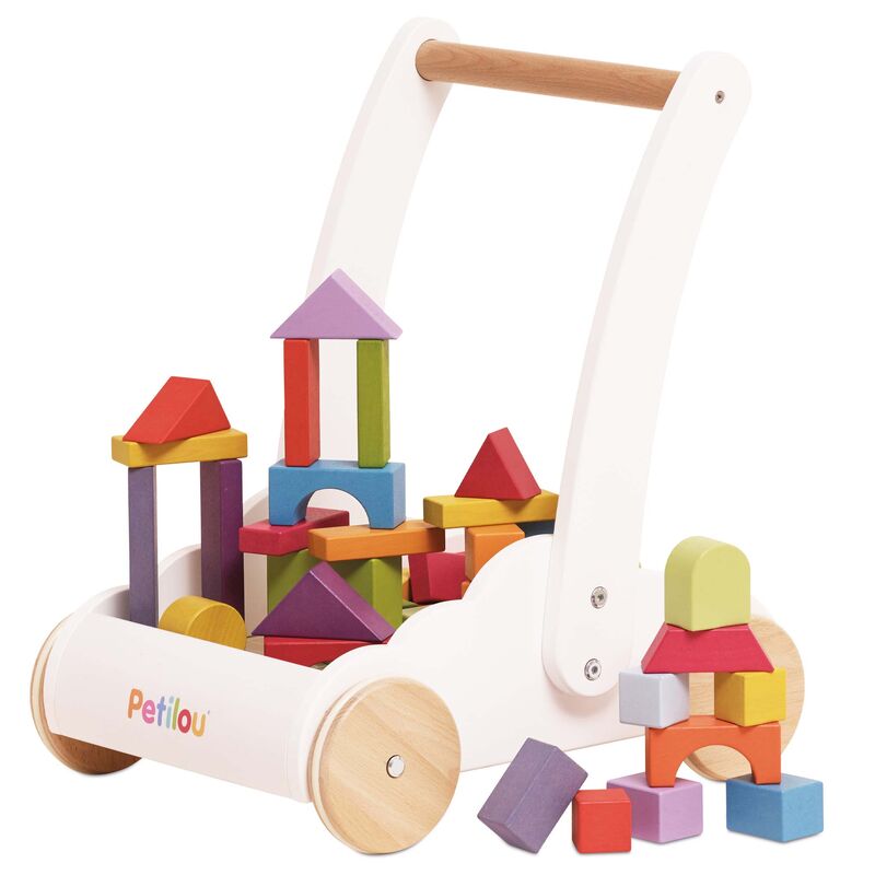 Rainbow Baby Walker & Puzzle - 45 Blocks