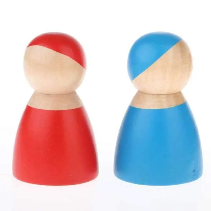 Rainbow Peg Dolls