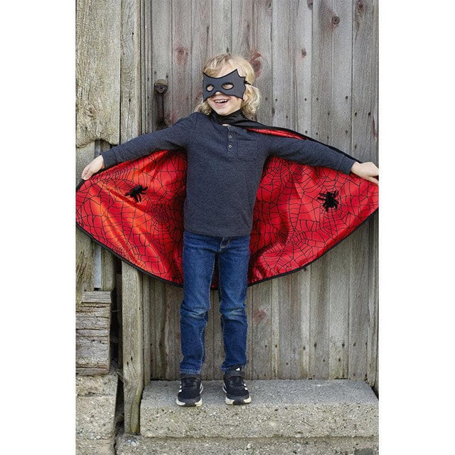 Reversible Spider & Bat Cape with Mask