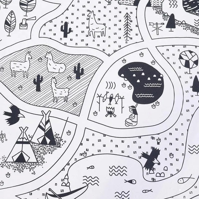 Round Adventure Play Mat