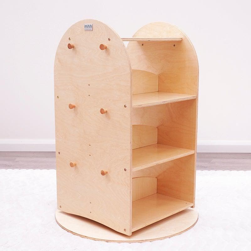 SCRATCH AND DENT Rotating Bookshelf