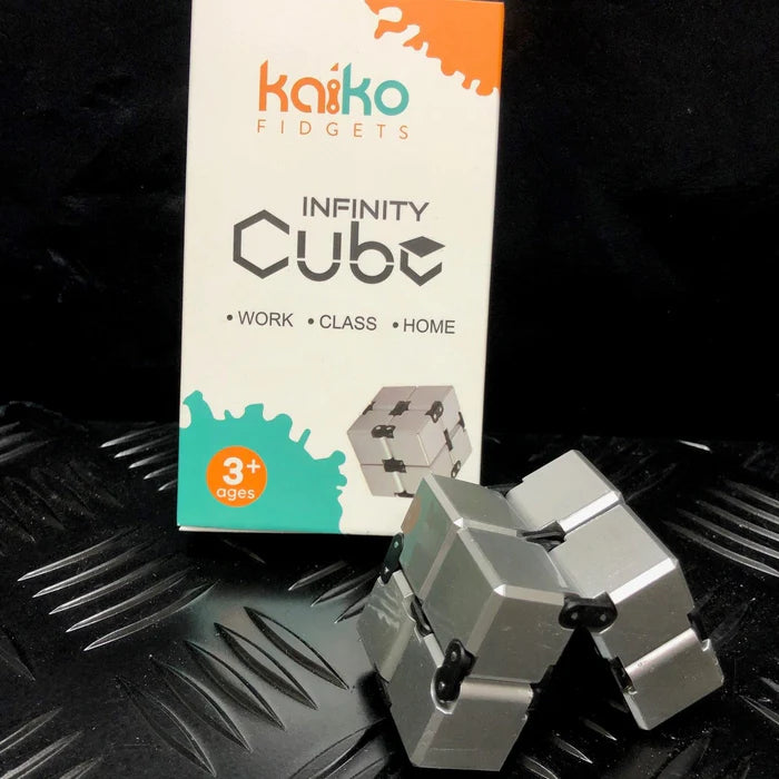 SILVER Infinity Cube Fidget
