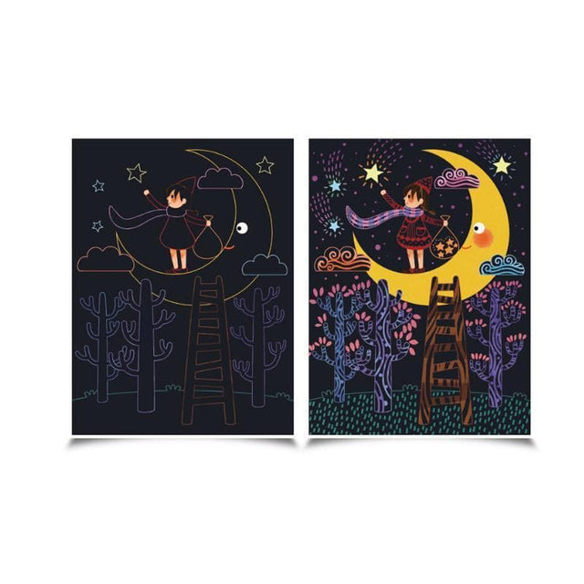 Scratch Card Set - Full Moon