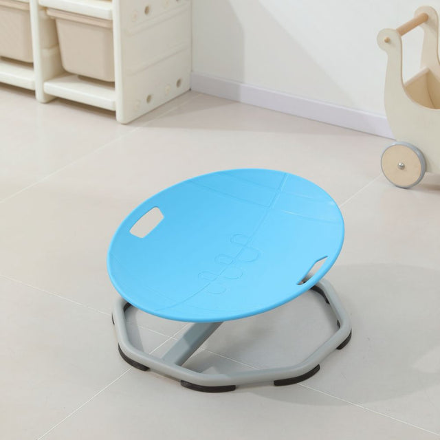 Sensory Spinning Chair - Blue Rugby Ball
