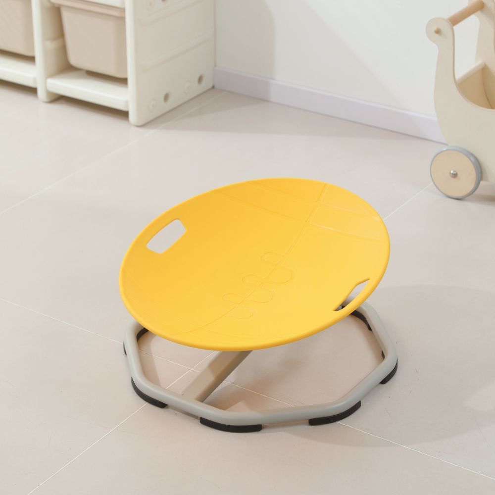 Sensory Spinning Chair - Yellow Rugby Ball