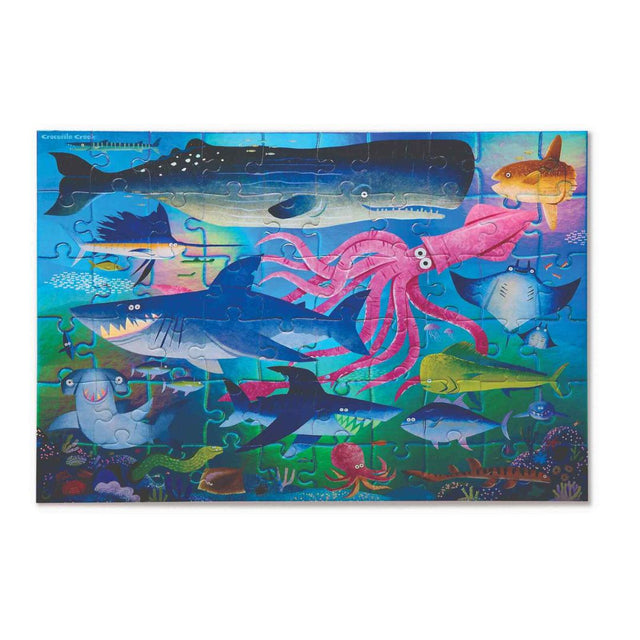 Shimmering Shark - 60 piece Foil Puzzle
