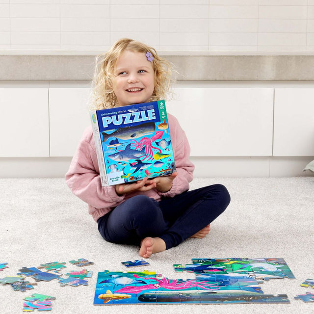 Shimmering Shark - 60 piece Foil Puzzle