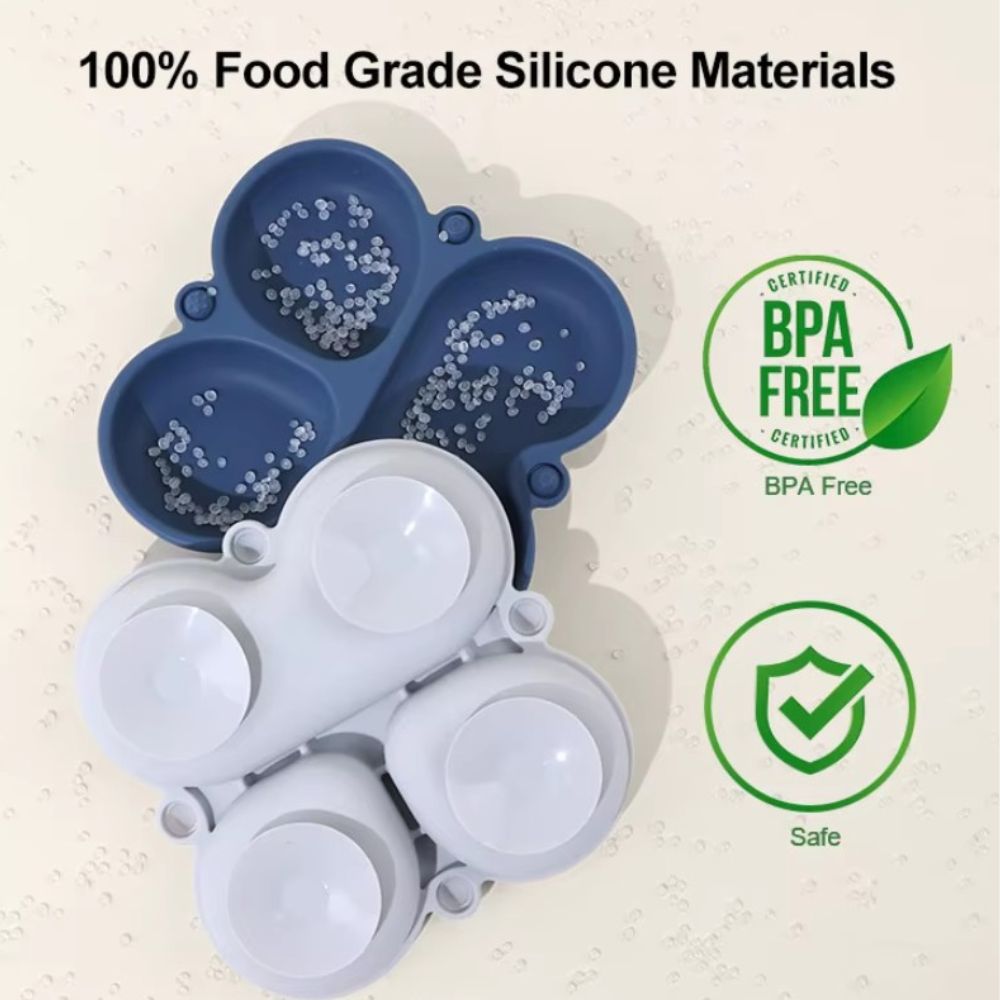 Silicone Butterfly Plate - Storm Grey