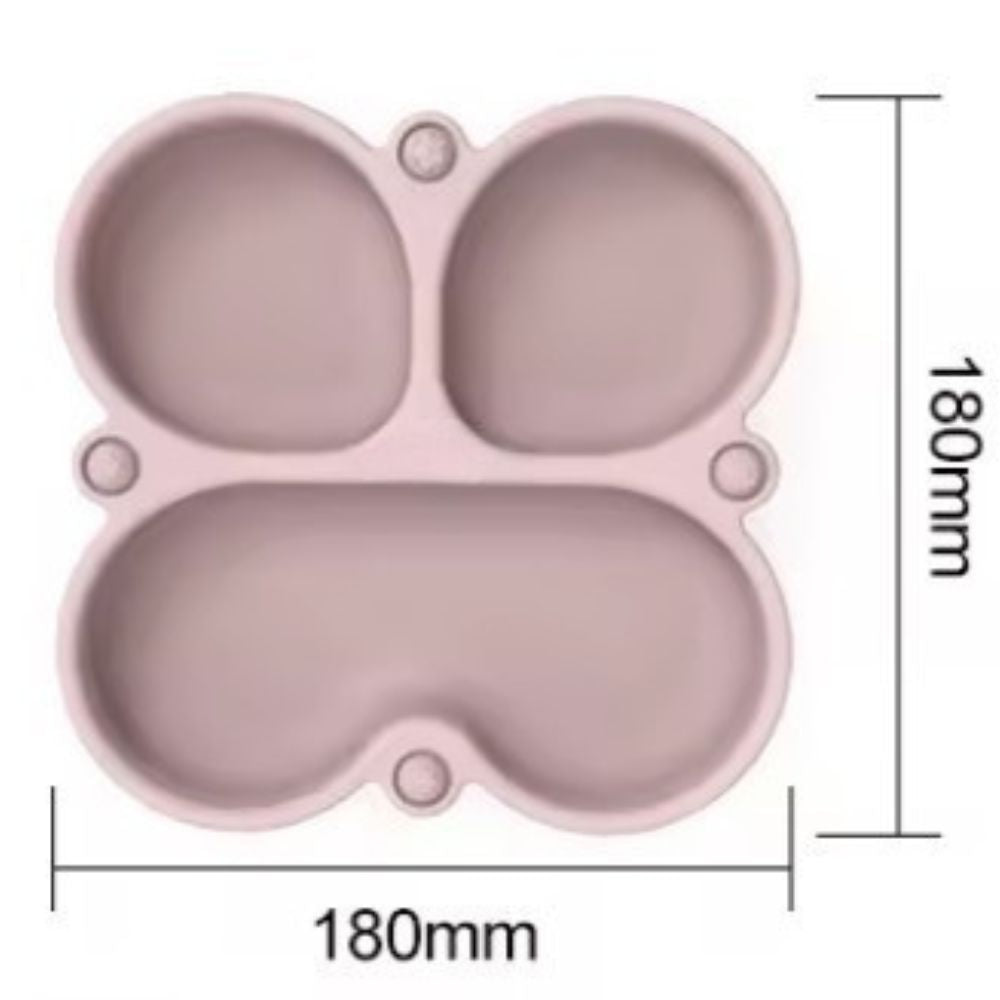 Silicone Butterfly Plate - Storm Grey