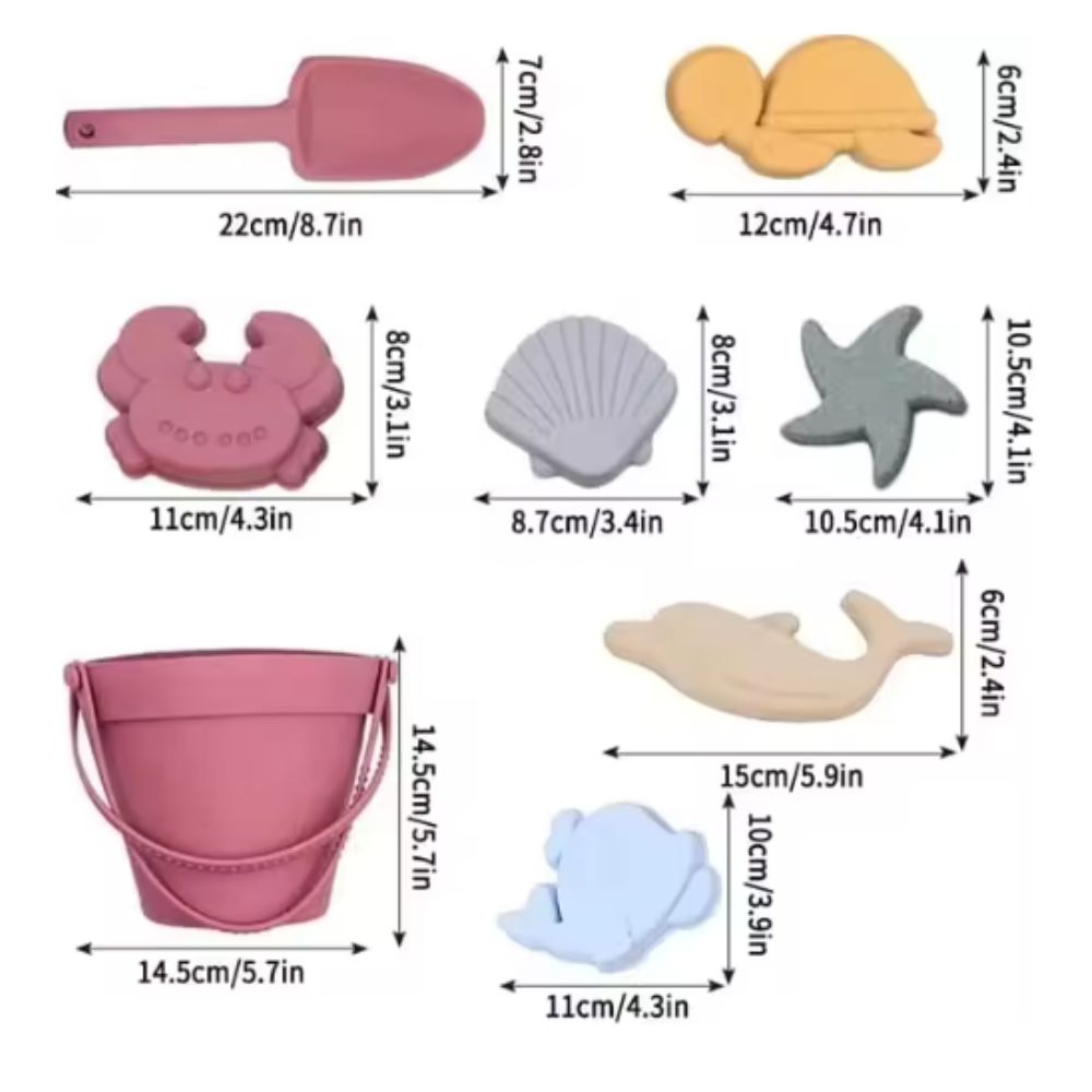 Silicone Sand Bucket Set