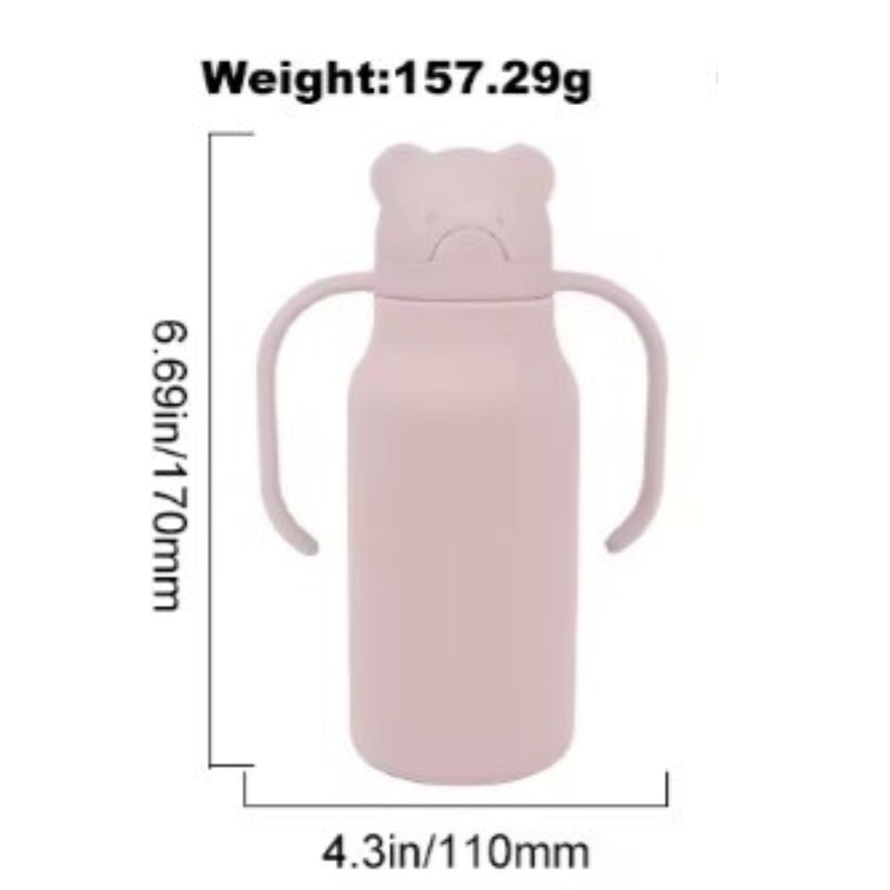 Silicone Water Bottle Mauve