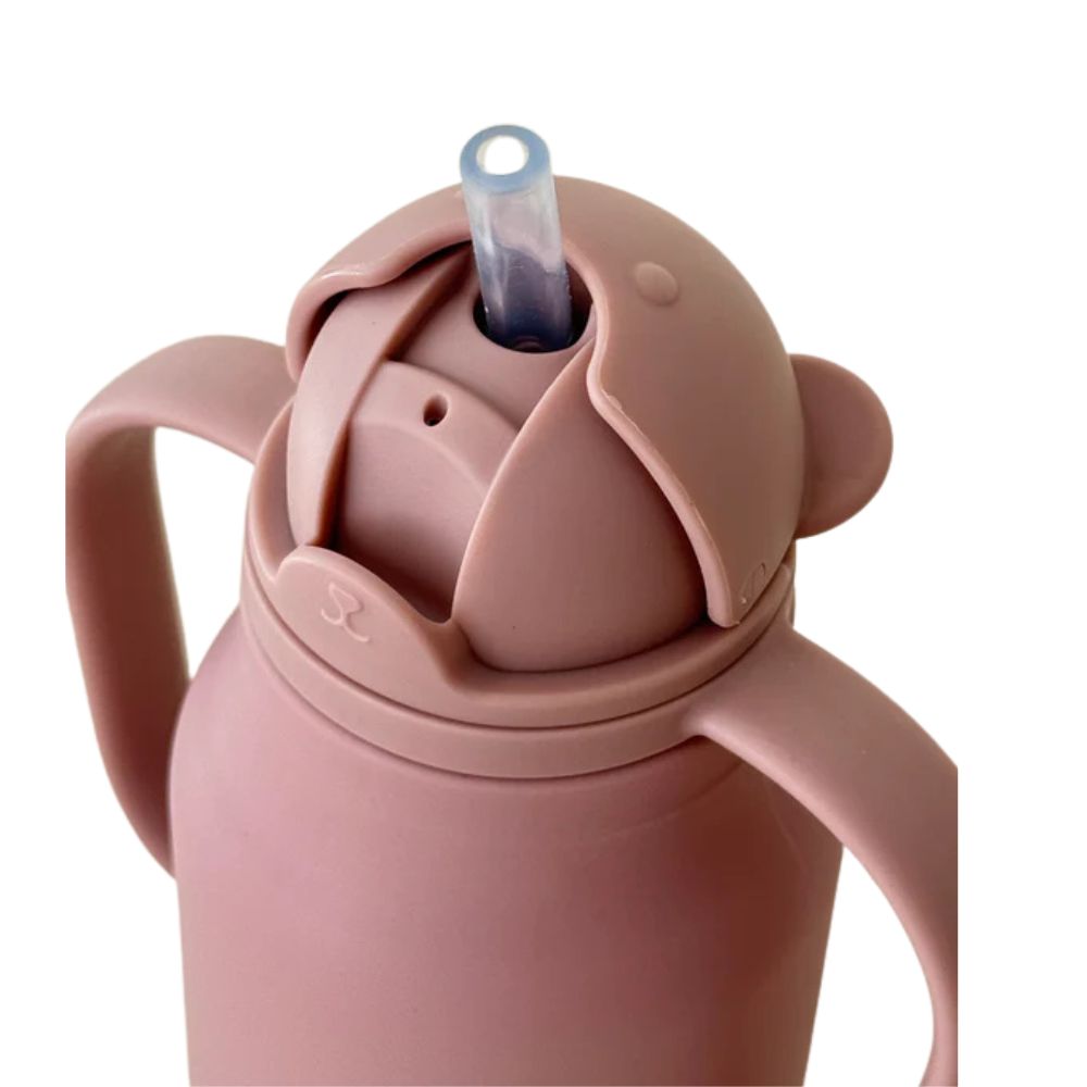 Silicone Water Bottle Mauve