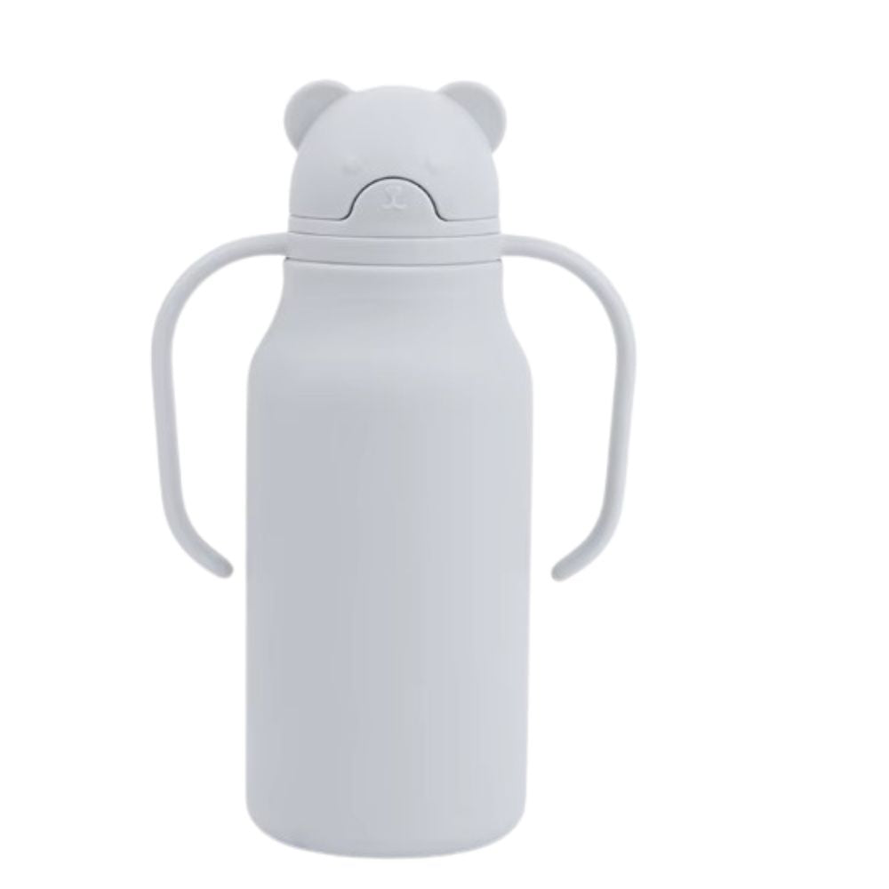 Silicone Water Bottle Storm Grey