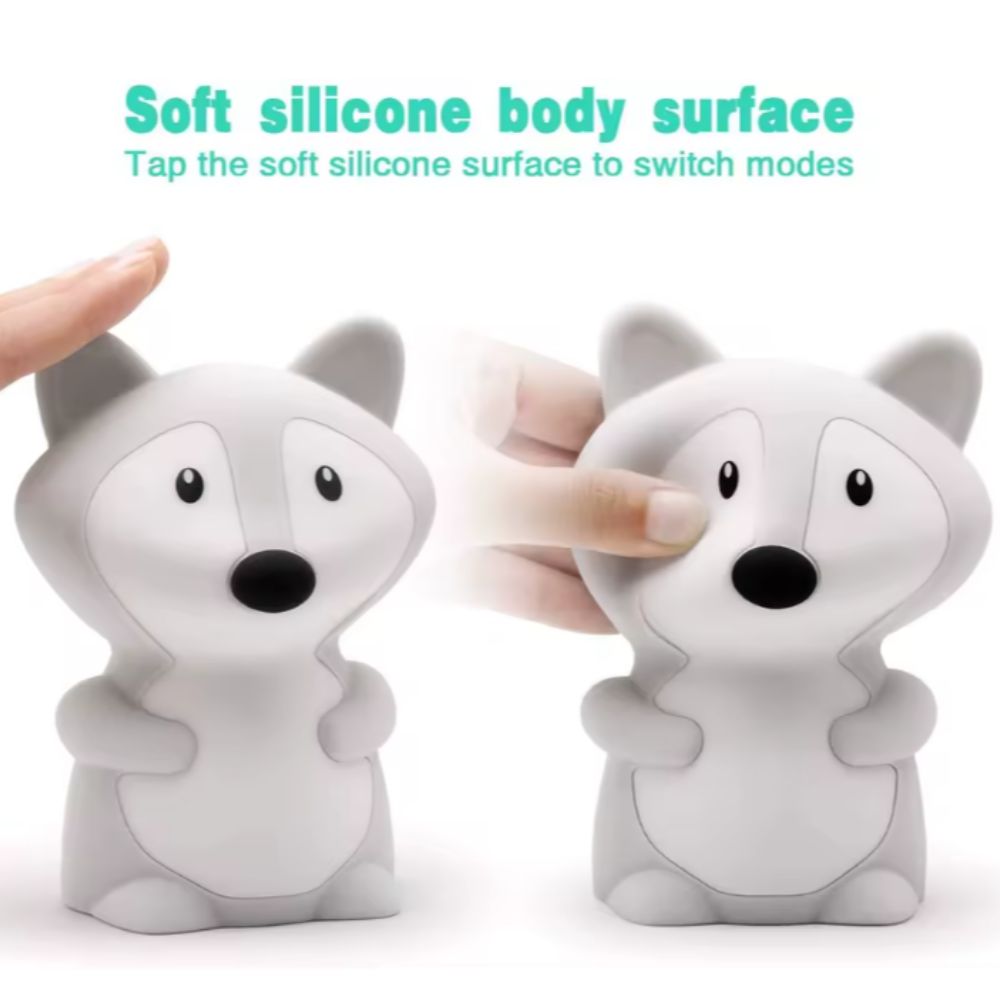 Slumber Friends Rechargeable Bluetooth Night Light - Fox