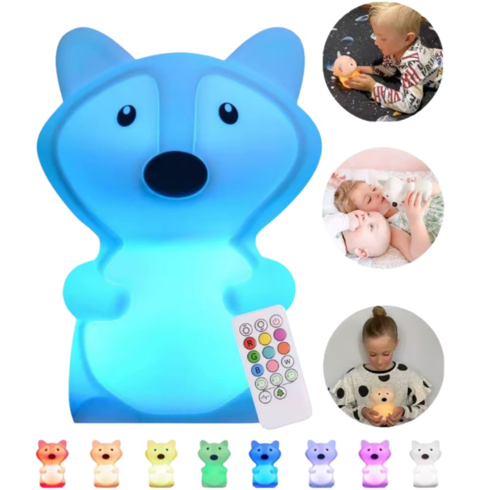 Slumber Friends Rechargeable Bluetooth Night Light - Fox