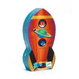Spaceship Silhouette Puzzle - 16pc