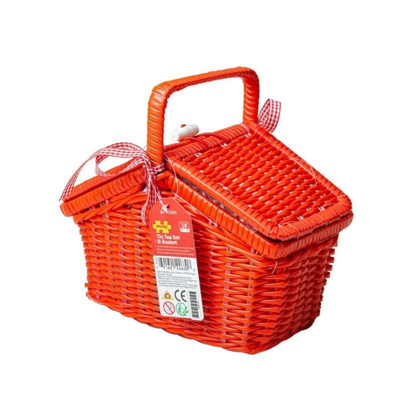 Spotted Basket Tea Set