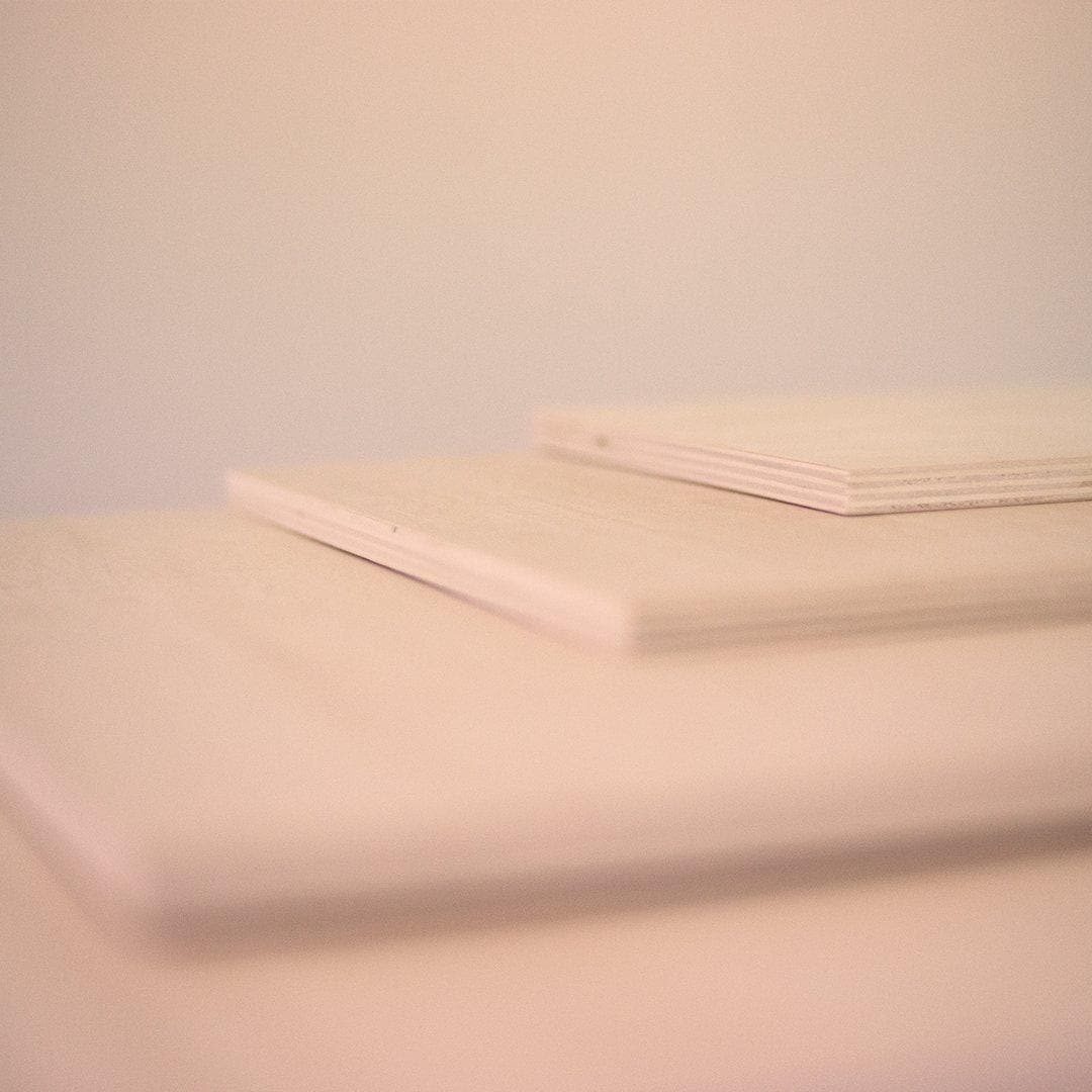 Square Birchwood Building Platforms