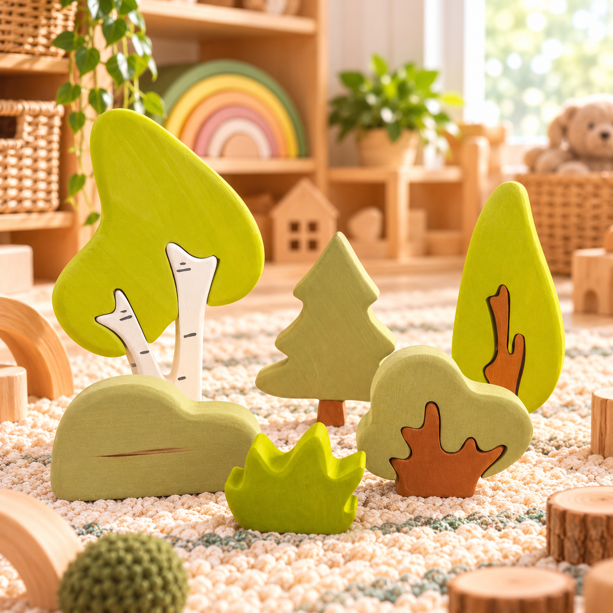 Wooden Trees - Set 2 November Pre Order