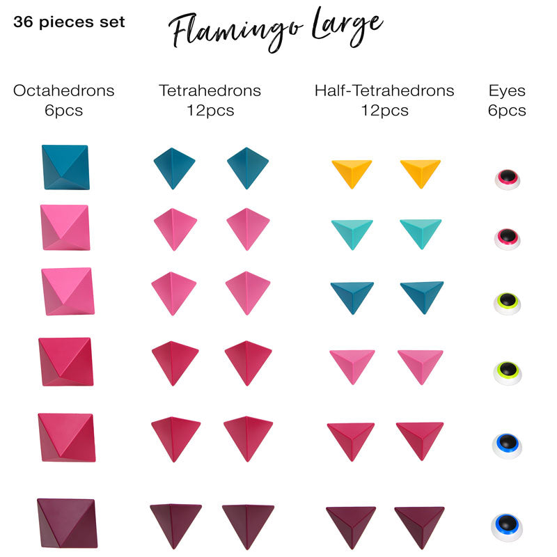 Flamingo-Large 36 Pcs