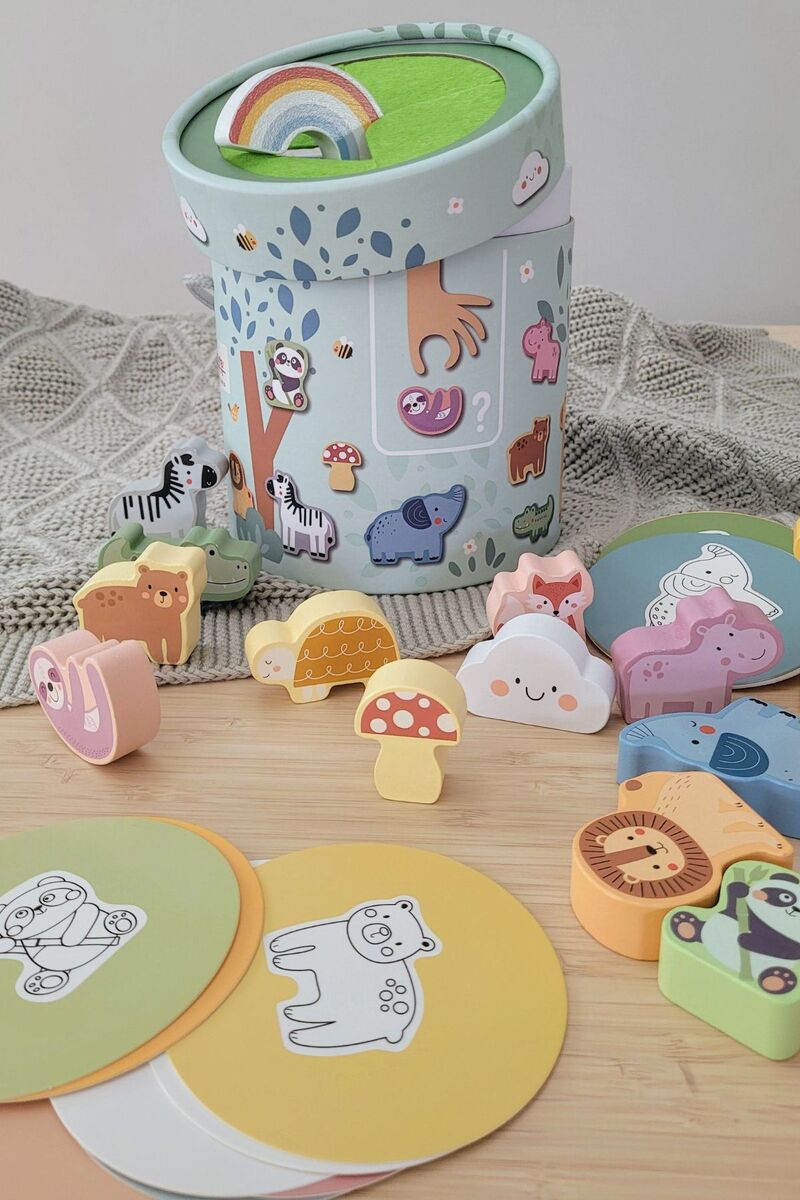 My Forest Friends Animal Touch and Match Mystery Bucket
