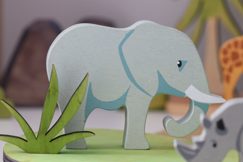 Elephant Wooden Animal