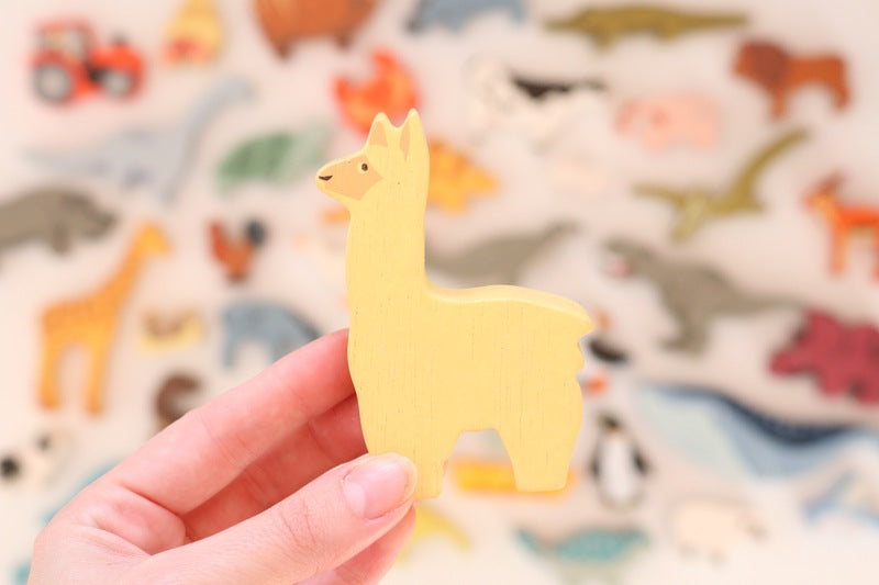 Alpaca Wooden Animal