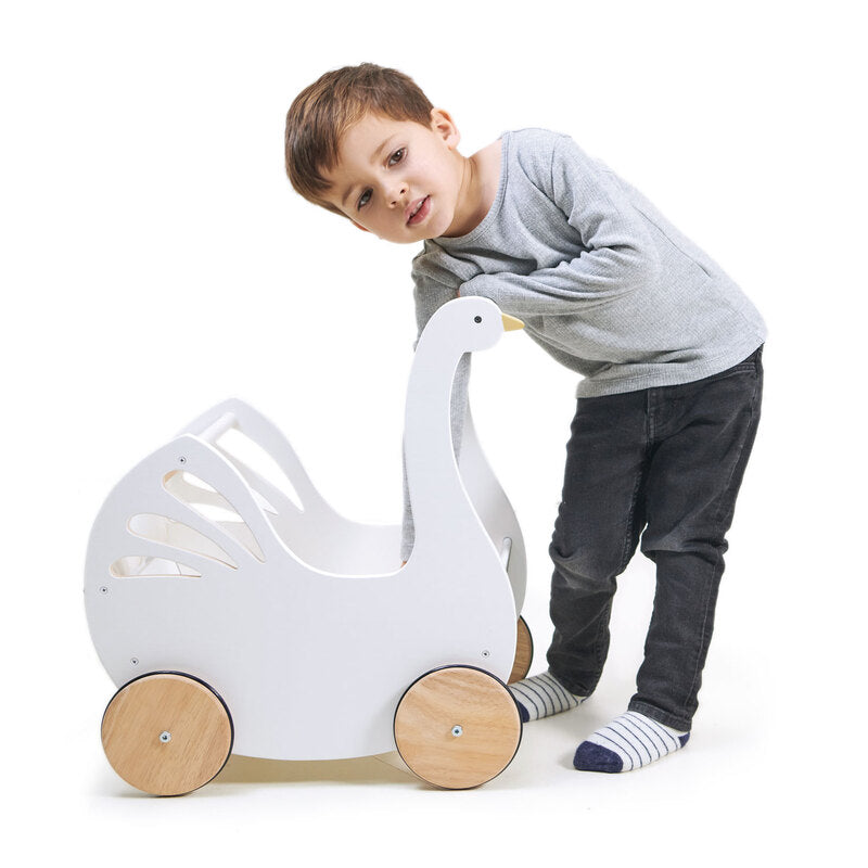 Sweet Swan Doll Pram