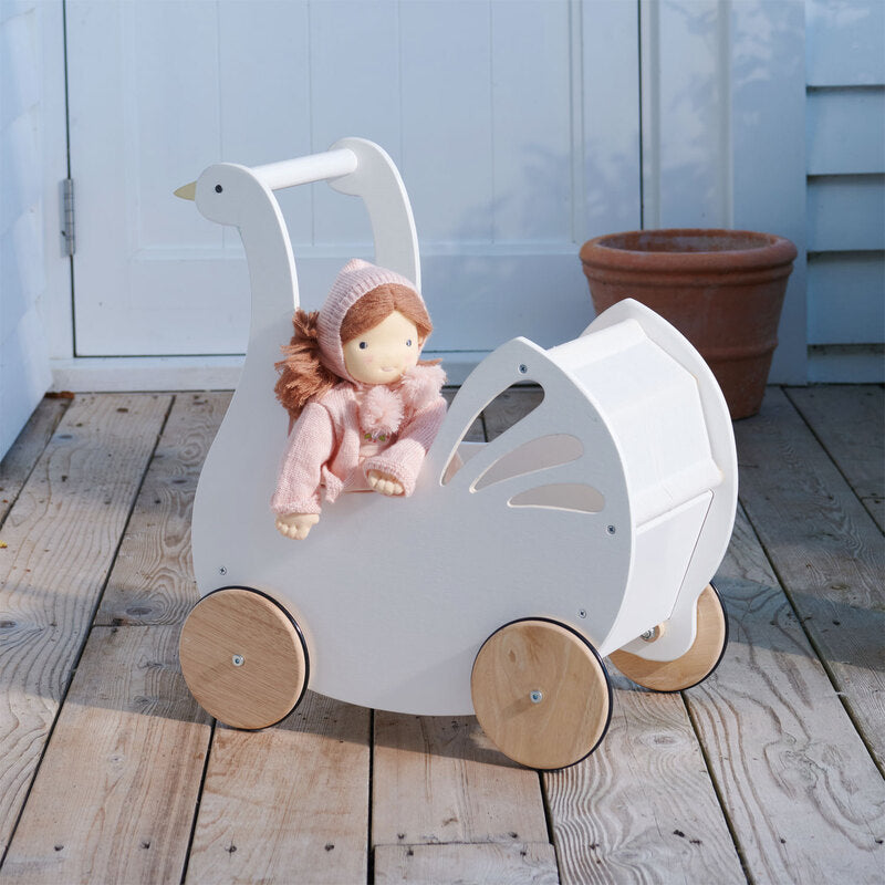 Sweet Swan Doll Pram