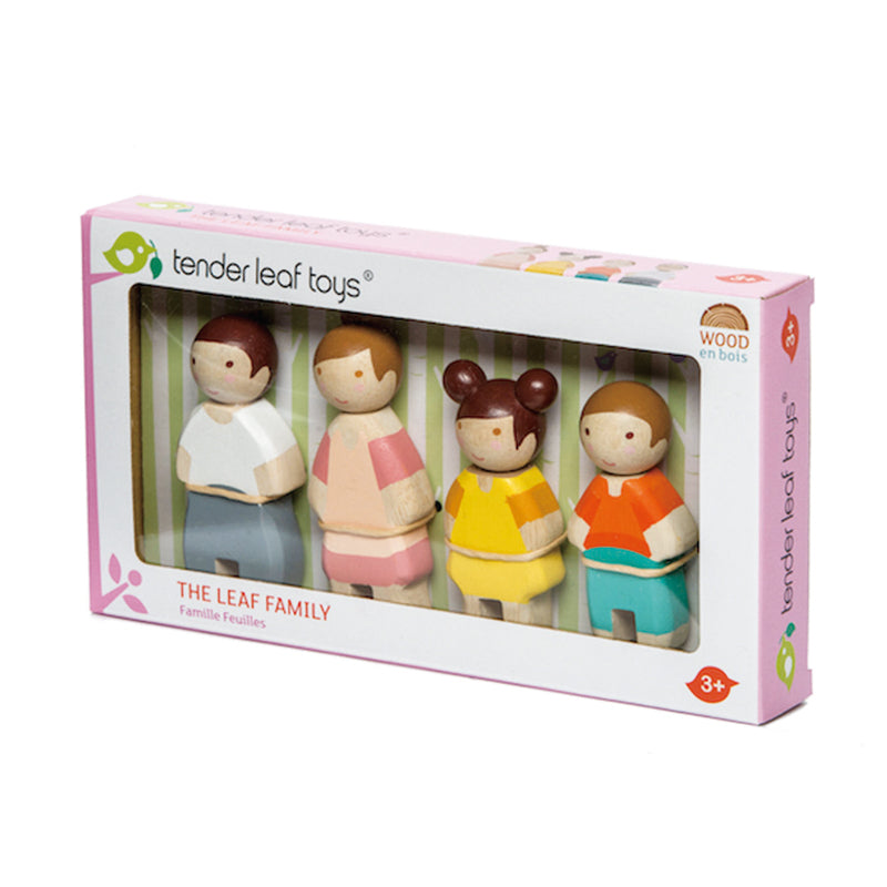 Wooden Family of Four