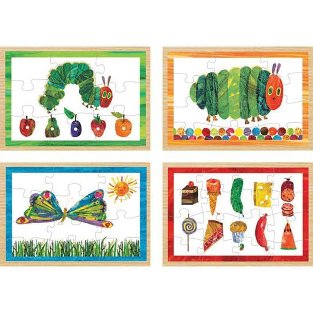 The Very Hungry Caterpillar - 4 in 1 Wooden Puzzle Box