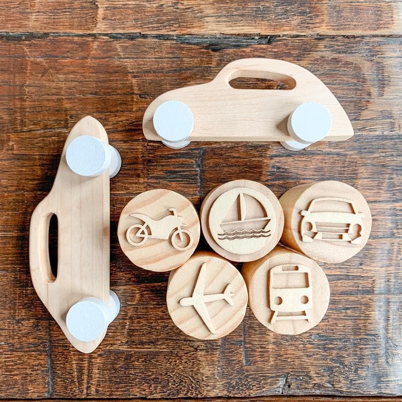 Things that Go Dough Stamps