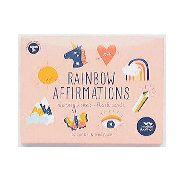 Toddler Affirmations and Rainbow Memory Game Set
