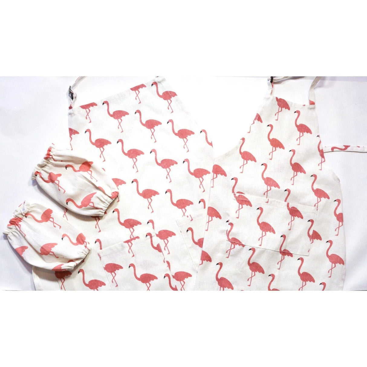 Toddler Flamingo Apron for Craft and Cooking