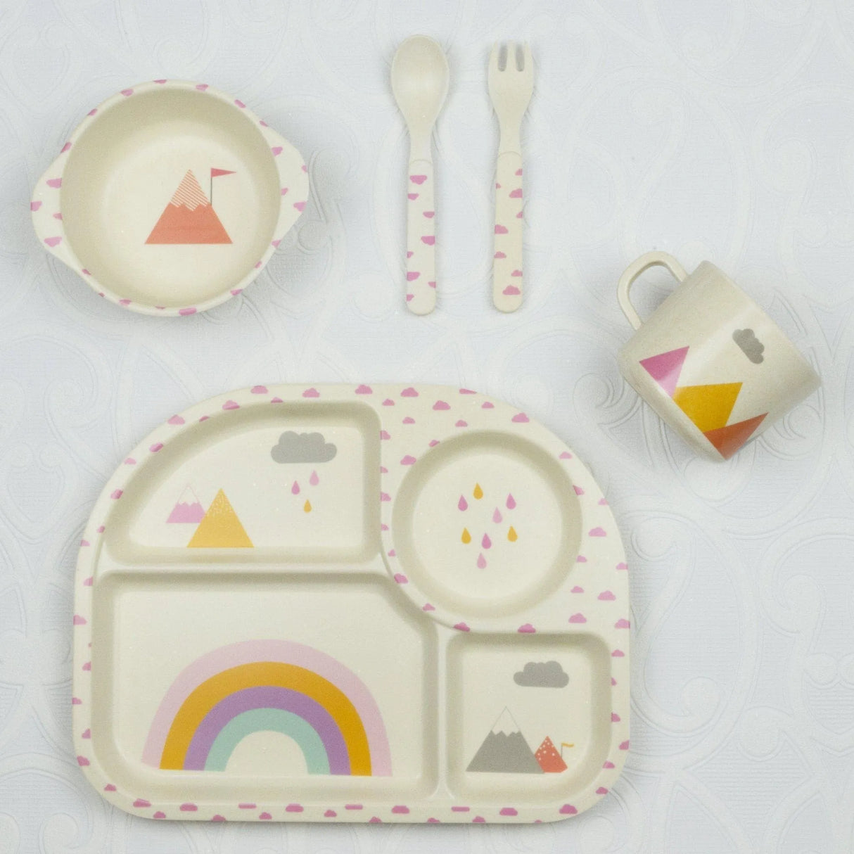 Toddler Rainbow Bowl Set