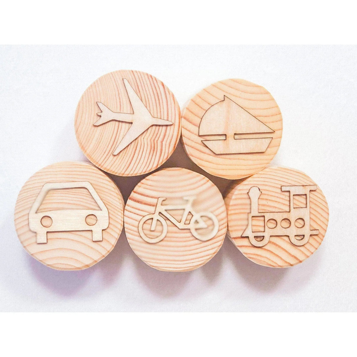 Transport Play Dough Stamps