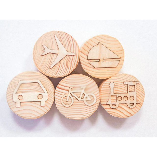 Transport Play Dough Stamps