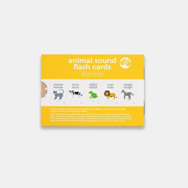 Two Little Ducklings Animal Sounds Flash Cards