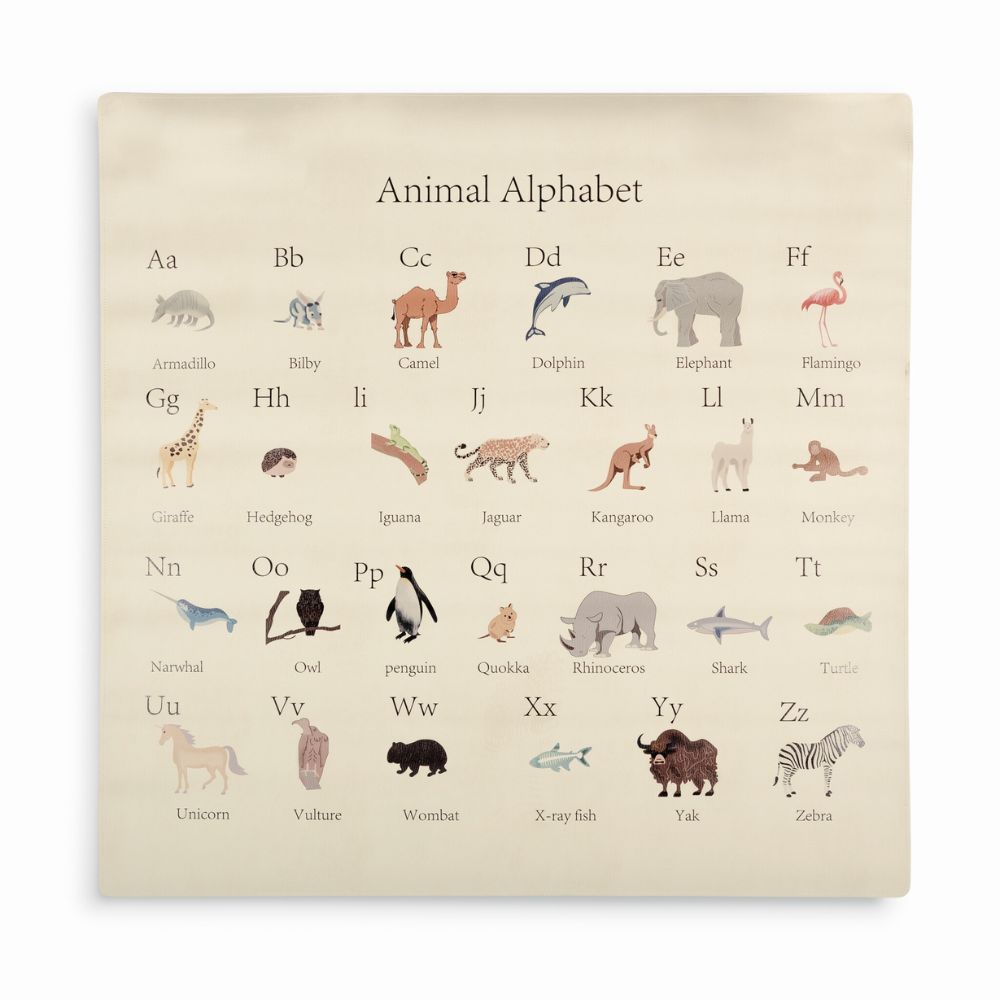 Vegan Leather ABC Splat Mat