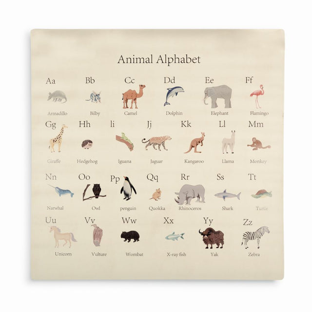 Vegan Leather ABC Splat Mat