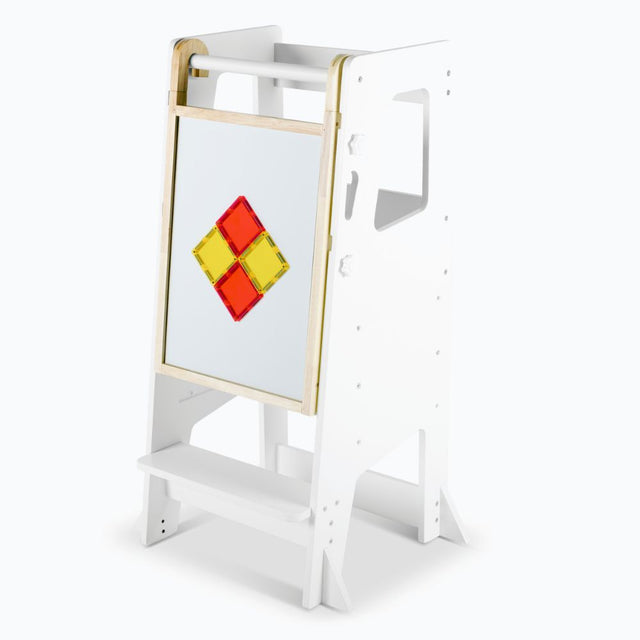 Learning Tower Hanging Magnetic Whiteboard/Chalk Board