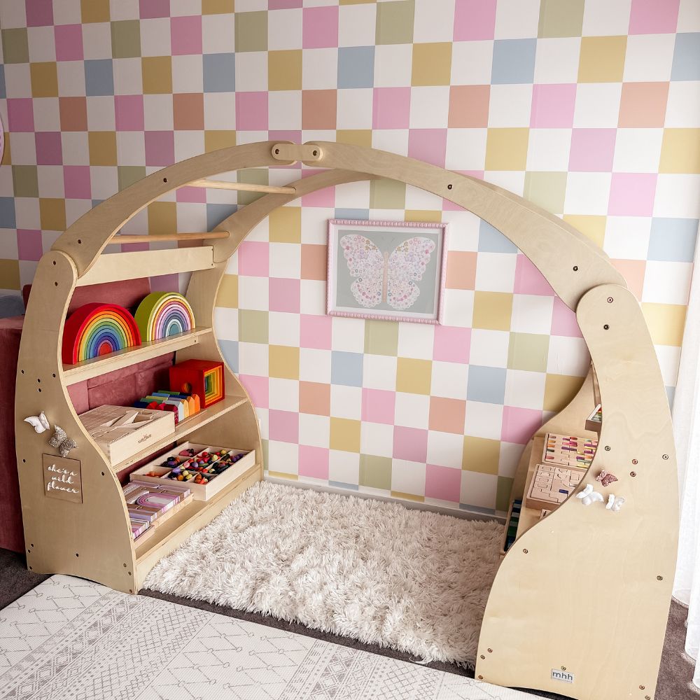 Wanderlust Waldorf Play Stand Full - Varnished