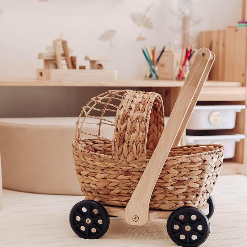 Water Hyacinth Doll Pram & Walker Playset