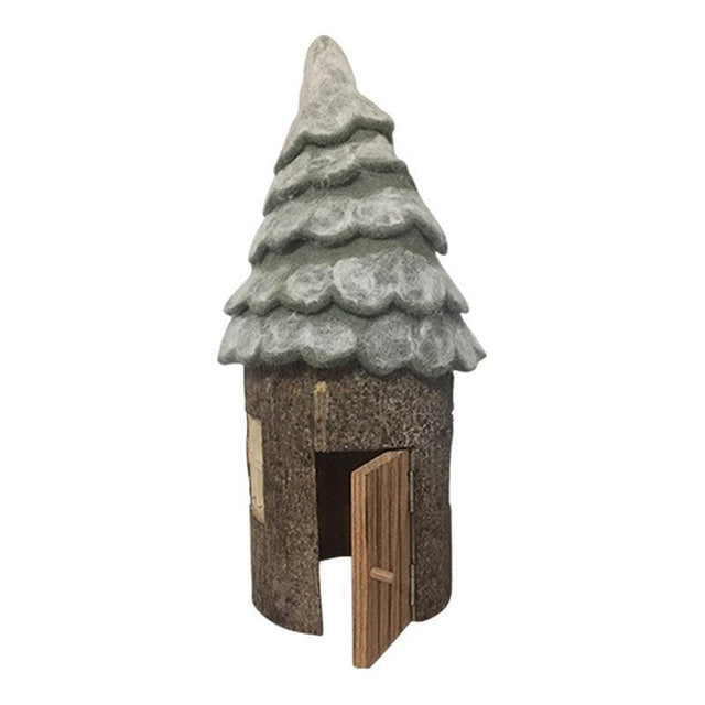 Winter Fairy House with Snowy Roof