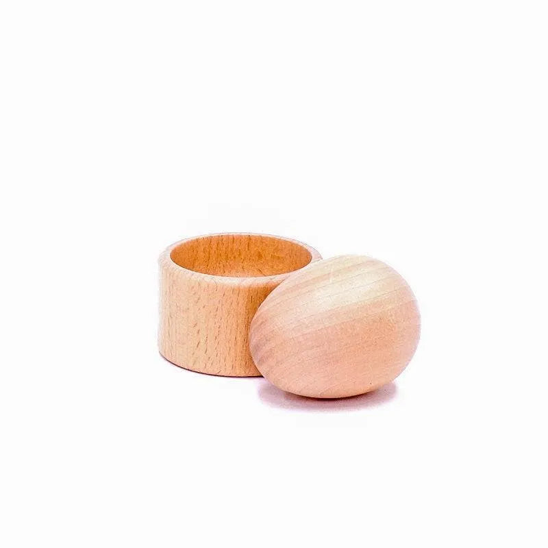 Wooden Egg Cup and Ball