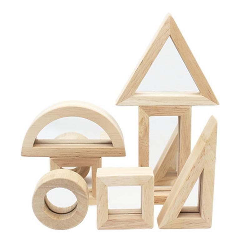 Wooden Mirror Blocks | Mirror Blocks for Kids | My Happy Helpers