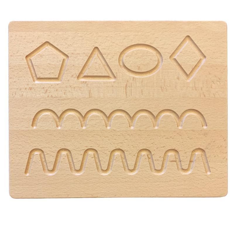 Wooden Number Tracing Board
